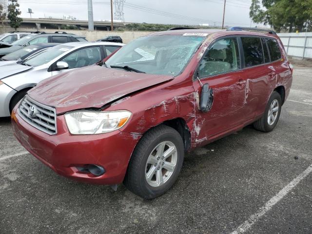 JTEDS41AX82052225 - 2008 TOYOTA HIGHLANDER BURGUNDY photo 1