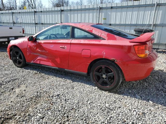 JTDDY32T8Y0035464 - 2000 TOYOTA CELICA GT-S RED photo 2