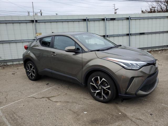 NMTKHMBXXMR129870 - 2021 TOYOTA C-HR XLE BROWN photo 4