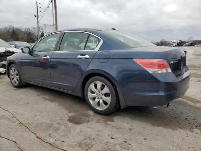 5KBCP3F80AB010281 - 2010 HONDA ACCORD EXL BLUE photo 2