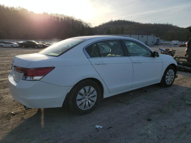 1HGCP2F30BA033911 - 2011 HONDA ACCORD LX WHITE photo 3