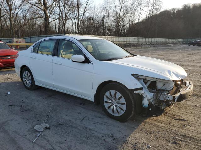 1HGCP2F30BA033911 - 2011 HONDA ACCORD LX WHITE photo 4