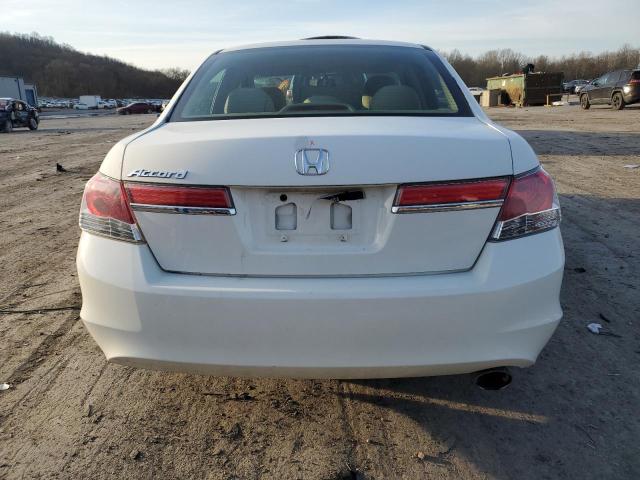 1HGCP2F30BA033911 - 2011 HONDA ACCORD LX WHITE photo 6