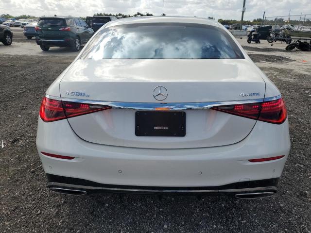 W1K6G6KB7PA197668 - 2023 MERCEDES-BENZ S S580E 4MATIC WHITE photo 6