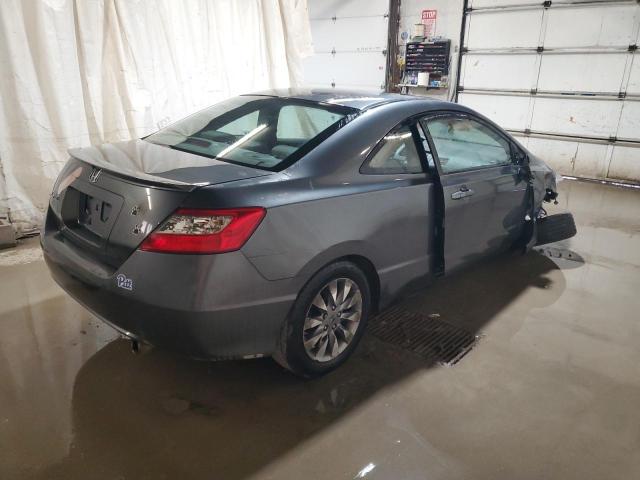 2HGFG12959H531602 - 2009 HONDA CIVIC EXL GRAY photo 4