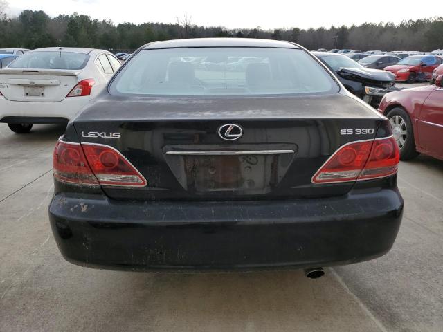 JTHBA30GX55123978 - 2005 LEXUS ES 330 BLACK photo 6