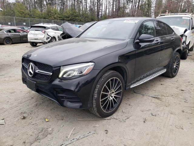 WDC0J4KB0JF398290 - 2018 MERCEDES-BENZ GLC COUPE 300 4MATIC BLACK photo 1