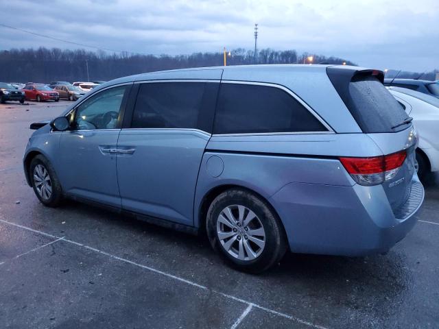 5FNRL5H62EB056003 - 2014 HONDA ODYSSEY EXL BLUE photo 2