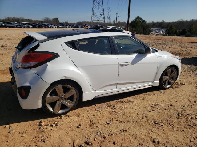 KMHTC6AE5DU167532 - 2013 HYUNDAI VELOSTER TURBO WHITE photo 3