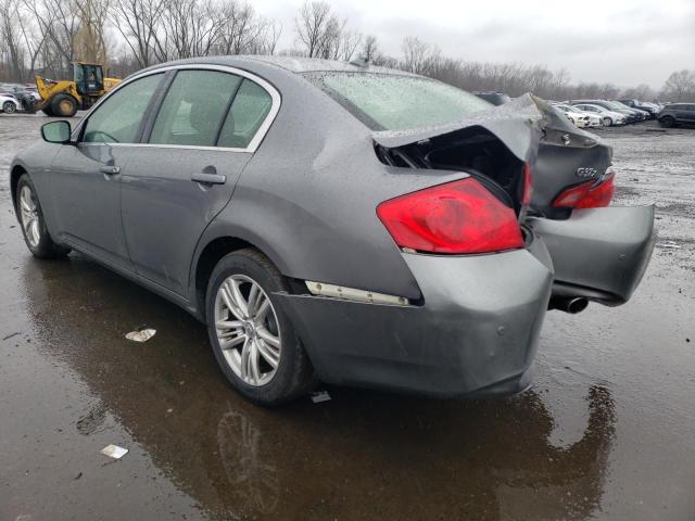 JN1CV6AR4DM359271 - 2013 INFINITI G37 GRAY photo 2