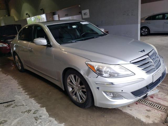 KMHGC4DD4CU211933 - 2012 HYUNDAI GENESIS 3.8L SILVER photo 4