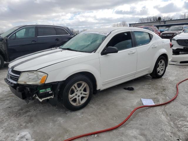 1B3BD4FBXBN528732 - 2011 DODGE AVENGER EXPRESS WHITE photo 1
