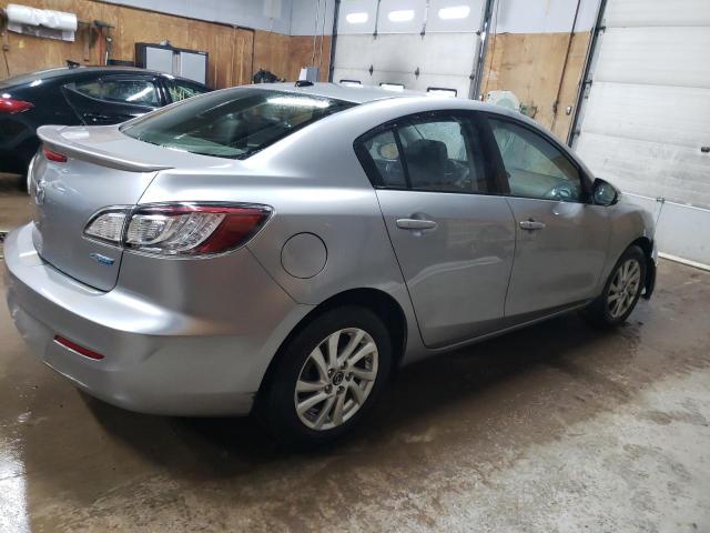 JM1BL1W74D1829762 - 2013 MAZDA 3 I GRAY photo 3