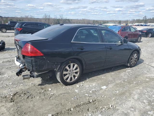 1HGCM66867A092416 - 2007 HONDA ACCORD EX BLACK photo 3