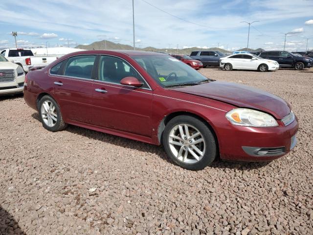 2G1WU57M291253075 - 2009 CHEVROLET IMPALA LTZ RED photo 4