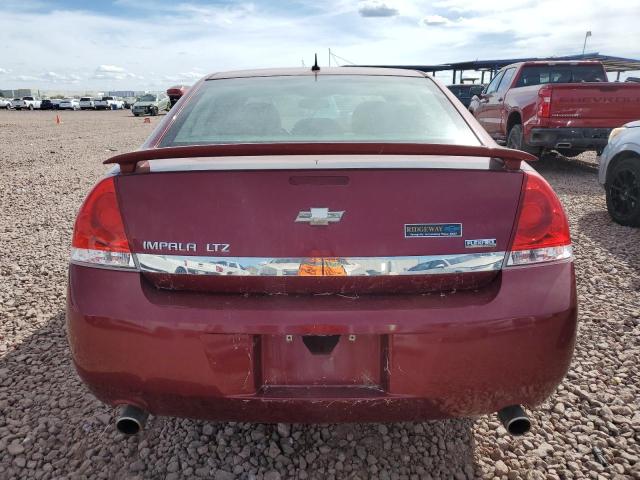 2G1WU57M291253075 - 2009 CHEVROLET IMPALA LTZ RED photo 6