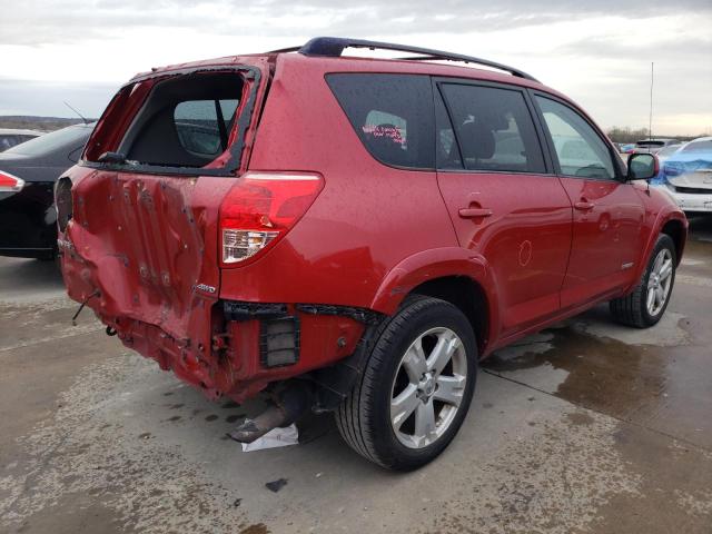 JTMBD32V086055273 - 2008 TOYOTA RAV4 SPORT RED photo 3