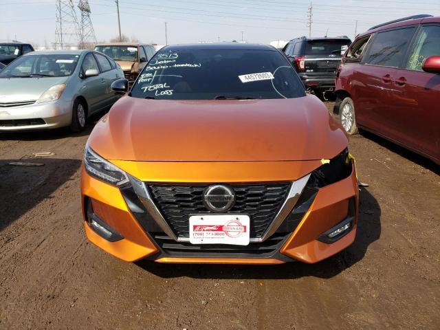 3N1AB8DV6MY237643 - 2021 NISSAN SENTRA SR ORANGE photo 5