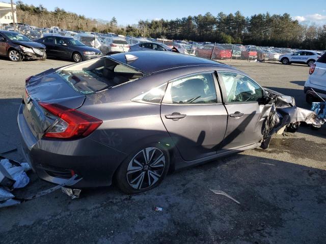 19XFC1F75JE200702 - 2018 HONDA CIVIC EXL ნაცრისფერი ფოტო 3