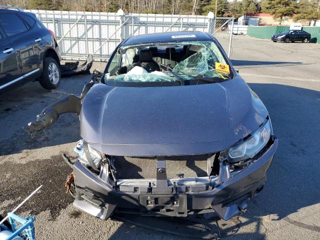 19XFC1F75JE200702 - 2018 HONDA CIVIC EXL ნაცრისფერი ფოტო 5