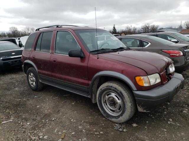 KNDJA723625129805 - 2002 KIA SPORTAGE MAROON photo 4