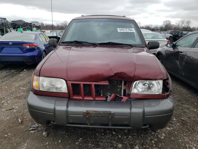 KNDJA723625129805 - 2002 KIA SPORTAGE MAROON photo 5