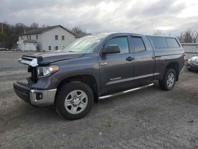 5TFUY5F1XKX836190 - 2019 TOYOTA TUNDRA DOUBLE CAB SR/SR5 GRAY photo 1