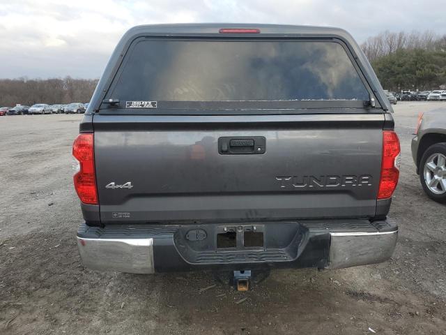 5TFUY5F1XKX836190 - 2019 TOYOTA TUNDRA DOUBLE CAB SR/SR5 GRAY photo 6