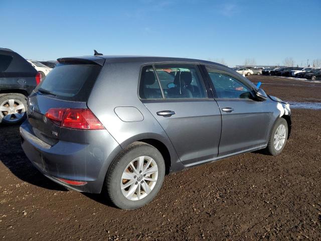 3VW217AU7FM058352 - 2015 VOLKSWAGEN GOLF GRAY photo 3