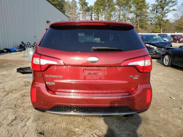 5XYKWDA75EG465756 - 2014 KIA SORENTO SX RED photo 6