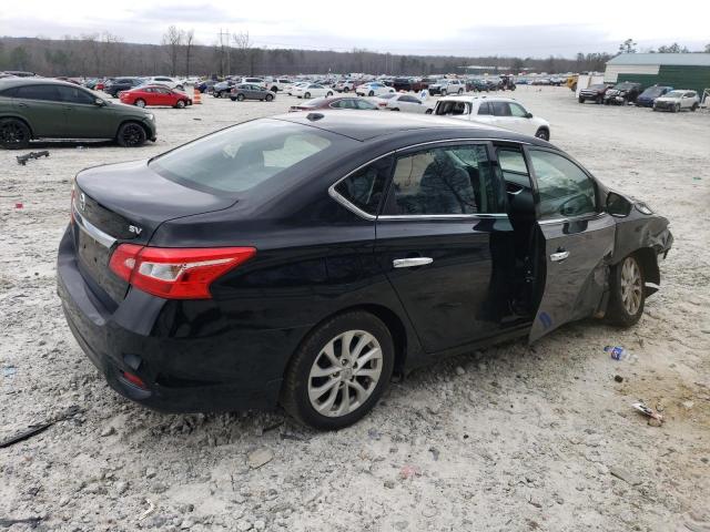 3N1AB7AP3KL606632 - 2019 NISSAN SENTRA S BLACK photo 3