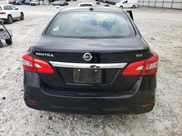 3N1AB7AP3KL606632 - 2019 NISSAN SENTRA S BLACK photo 6