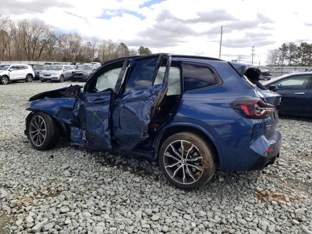 5UX83DP03N9J59829 - 2022 BMW X3 XDRIVEM40I BLUE photo 2