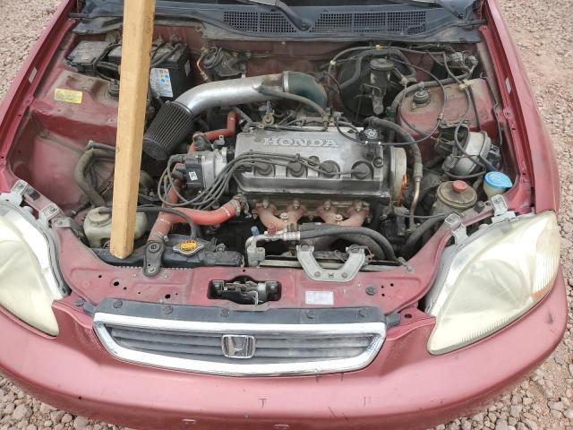 1HGEJ6676WL047407 - 1998 HONDA CIVIC LX RED photo 11