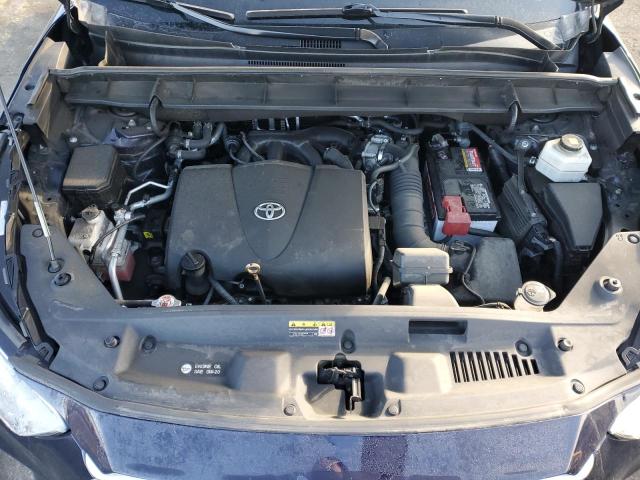 5TDGZRBH9LS011656 - 2020 TOYOTA HIGHLANDER XLE BLUE photo 12