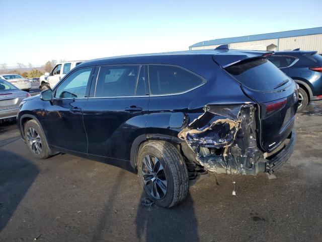 5TDGZRBH9LS011656 - 2020 TOYOTA HIGHLANDER XLE BLUE photo 2