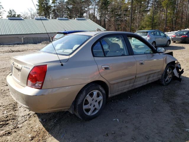 KMHDN46D16U363814 - 2006 HYUNDAI ELANTRA GLS TAN photo 3