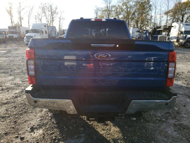 1FT8W3BTXNED24125 - 2022 FORD F350 SUPER DUTY BLUE photo 6