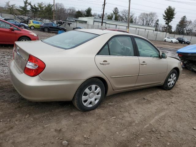 4T1BE32K12U058992 - 2002 TOYOTA CAMRY LE TAN photo 3