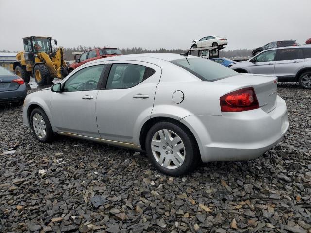 1C3CDZAB8CN270434 - 2012 DODGE AVENGER SE SILVER photo 2