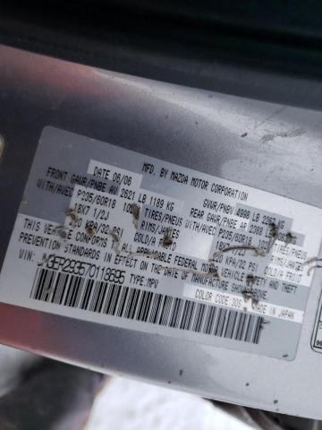 JM3ER293570118695 - 2007 MAZDA CX-7 GRAY photo 10