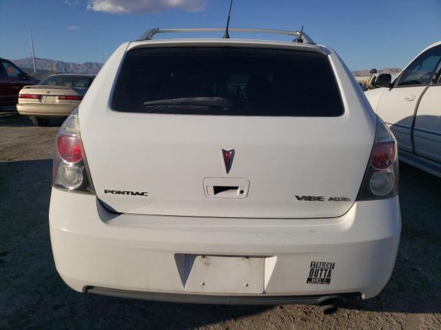 5Y2SM67089Z415355 - 2009 PONTIAC VIBE WHITE photo 6