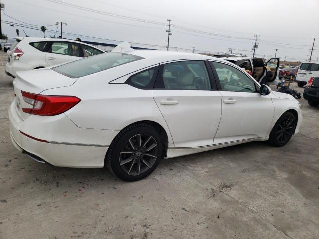 1HGCV1F55NA057773 - 2022 HONDA ACCORD EXL WHITE photo 3