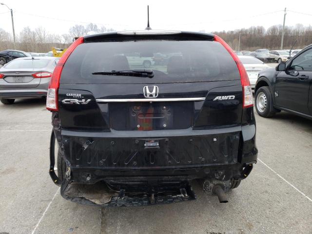 2HKRM4H70DH661945 - 2013 HONDA CR-V EXL BLACK photo 6