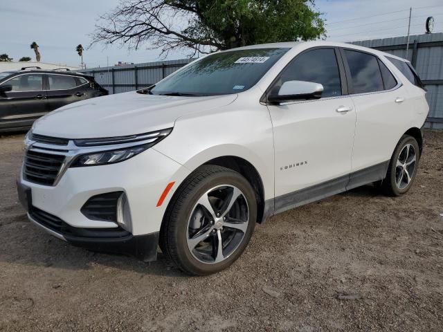 3GNAXKEG7PL117497 - 2023 CHEVROLET EQUINOX LT WHITE photo 1