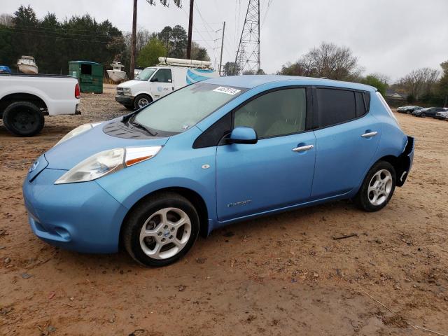 JN1AZ0CP0BT004895 - 2011 NISSAN LEAF SV BLUE photo 1