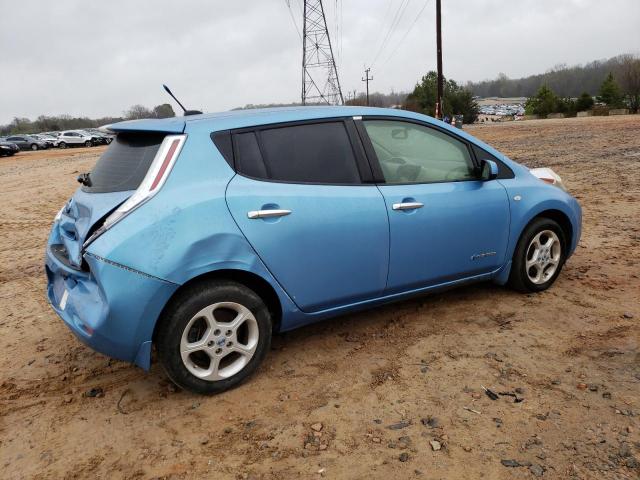 JN1AZ0CP0BT004895 - 2011 NISSAN LEAF SV BLUE photo 3