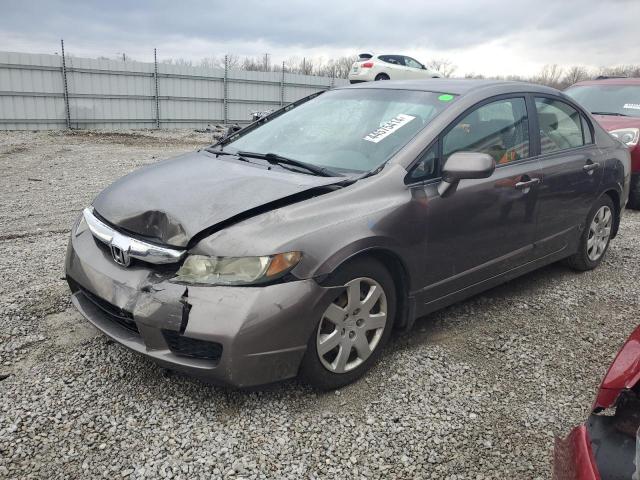 19XFA16549E011135 - 2009 HONDA CIVIC LX GRAY photo 1