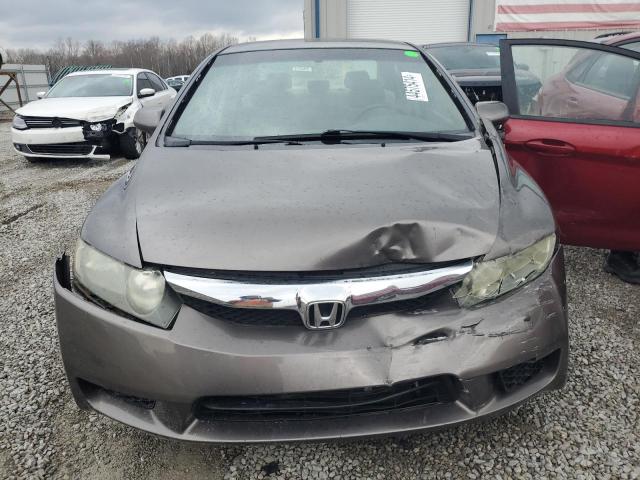 19XFA16549E011135 - 2009 HONDA CIVIC LX GRAY photo 5