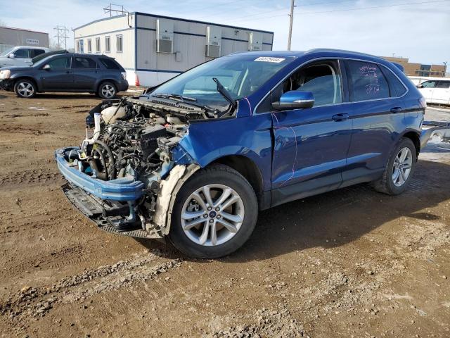 2FMPK4J96LBA70047 - 2020 FORD EDGE SEL BLUE photo 1